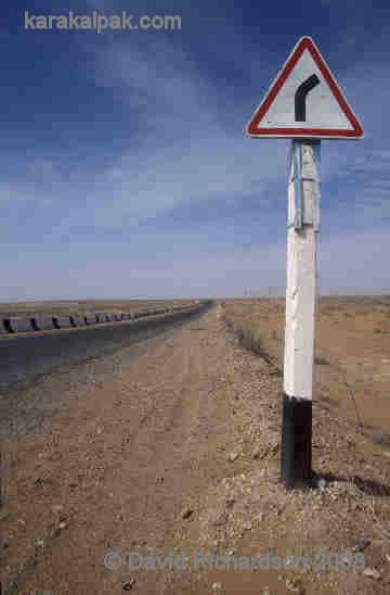 The main road from Bukhara to No'kis
